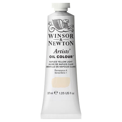 WINSOR & NEWTON ARTIST OIL COLOUR 37 ML NAPLES YELLOW LIGHT S1 (426)