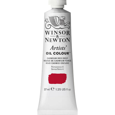WINSOR & NEWTON ARTIST OIL COLOUR 37 ML CADMIUM RED DEEP S4 (097)