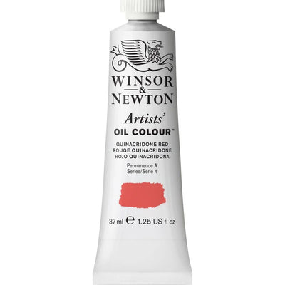 WINSOR & NEWTON ARTIST OIL COLOUR 37 ML QUINDCRIDONE RED S4 (548)