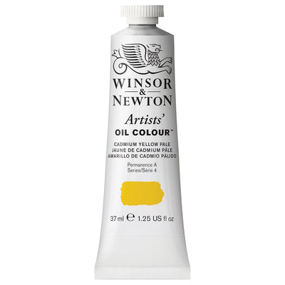 WINSOR & NEWTON ARTIST OIL COLOUR 37 ML CADMIUM YELLOW PALE S4 (118)