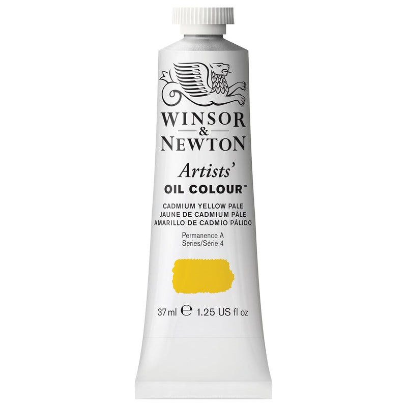 WINSOR & NEWTON ARTIST OIL COLOUR 37 ML CADMIUM YELLOW PALE S4 (118)