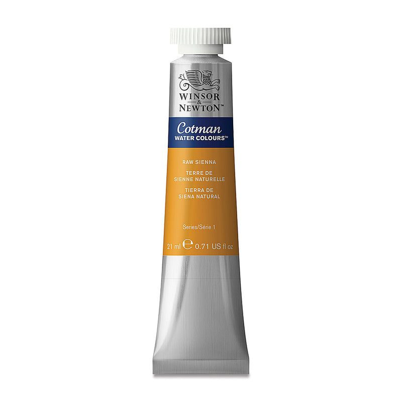 WINSOR & NEWTON COTMAN WATER COLOUR TUBE 21 ML SR  1 RAW SIENNA (552)
