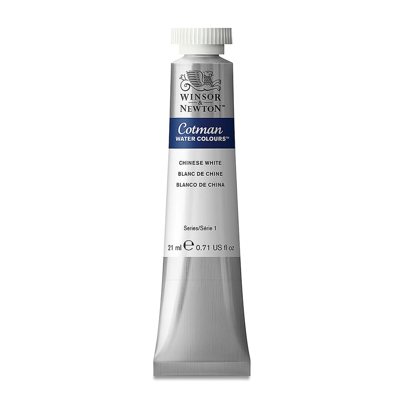WINSOR & NEWTON COTMAN WATER COLOUR TUBE 21 ML SR  1 CHINESE WHITE (150)