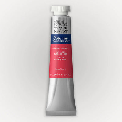 WINSOR & NEWTON COTMAN WATER COLOUR TUBE 21 ML SR  1 ROSE MADDER HUE (580)