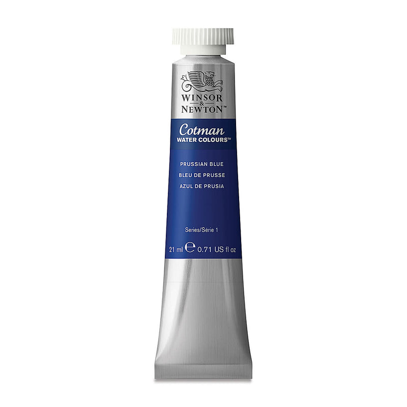 WINSOR & NEWTON COTMAN WATER COLOUR TUBE 21 ML SR  1 PURSSIAN BLUE (538)