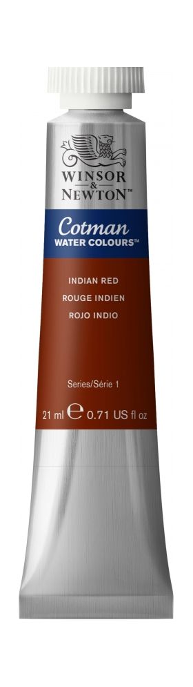 WINSOR & NEWTON COTMAN WATER COLOUR TUBE 21 ML SR  1 INDIAN RED (317)