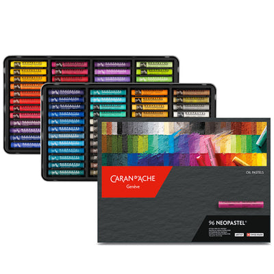 CARAN DACHE NEOPASTEL OIL BASED SET OF 96 ASSORTED (7400.396)