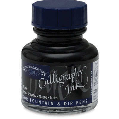 WINSOR & NEWTON CALLIGRAPHY INK 30 ML BLACK