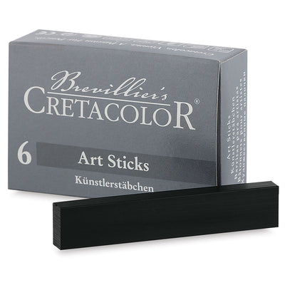 CRETACOLOR ART STICK 7 X 14 mm NERO MEDIUM (40403)