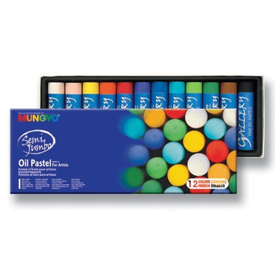 MUNGYO OIL PASTEL SET OF 12 ASSORTED (MOP-12SJ)