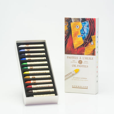 SENNELIER OIL PASTEL INTRODUCTORY SET OF 12 ASSORTED (22 278J)