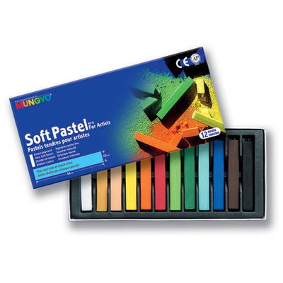 MUNGYO SOFT PASTEL MP12 SET OF 12 (MP - 12)