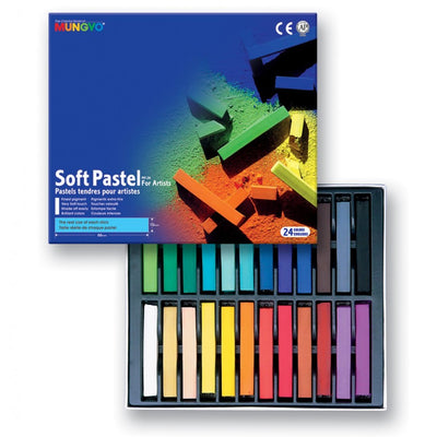 MUNGYO SOFT PASTEL MP24 SET OF 24 (MP - 24)