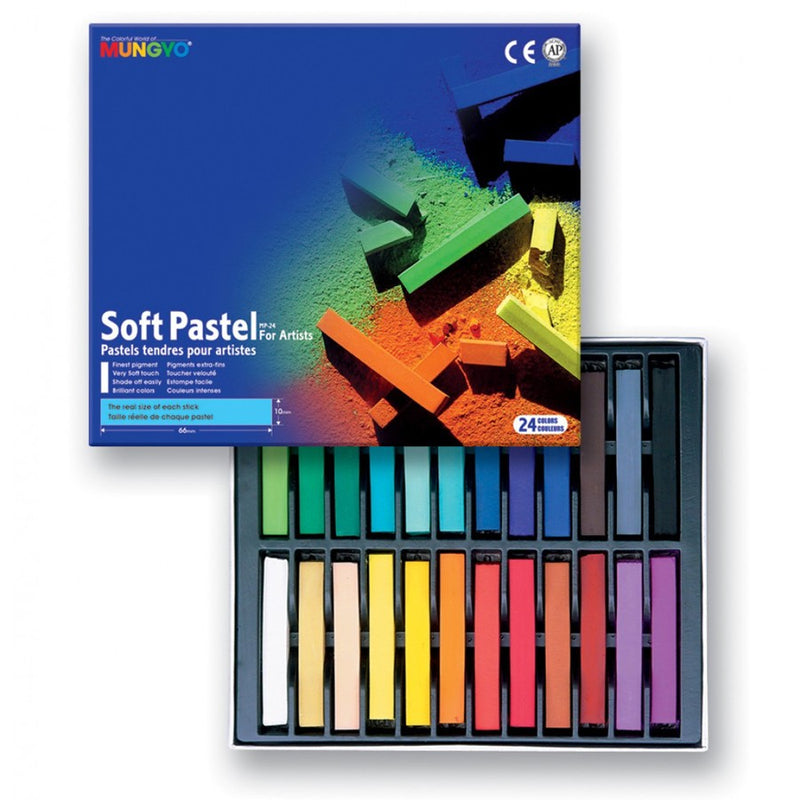 MUNGYO SOFT PASTEL MP24 SET OF 24 (MP - 24)