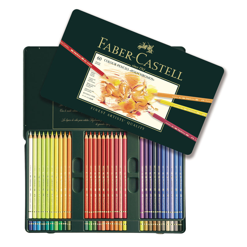 FABERCASTELL POLYCHROMOS COLOUR PENCIL SET OF 60 (110060)