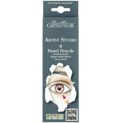 CRETACOLOR PASTEL PENCIL FIGURE STUDY SET OF 8 (47408)