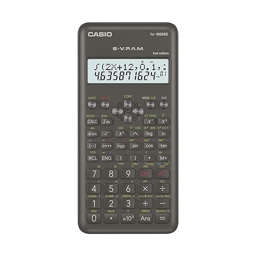 CASIO CALCULATOR FX 100MS 2 LINE DISPLAY