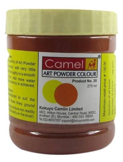 CAMLIN ART POWDER COLOUR 275 ML INDIAN RED