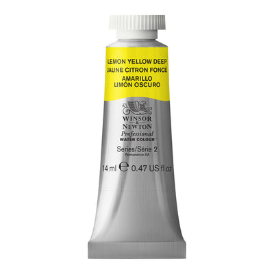 WINSOR & NEWTON PROFESSIONAL WATER COLOUR TUBE 14 ML SR  2 LEMON YELLOW DEEP (348)