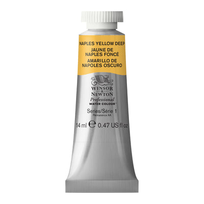 WINSOR & NEWTON PROFESSIONAL WATER COLOUR TUBE 14 ML SR  1 NAPLES YELLOW DEEP (425)