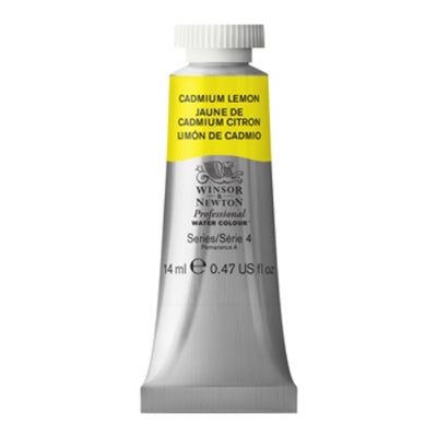 WINSOR & NEWTON PROFESSIONAL WATER COLOUR TUBE 14 ML SR  4 CADMIUM LEMON (086)