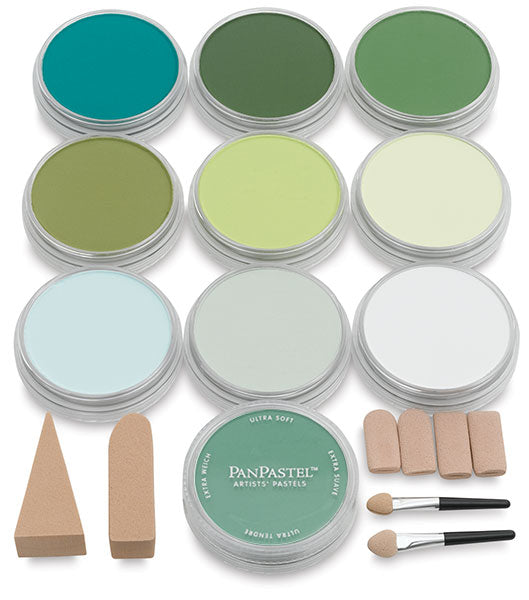 PANPASTEL 30104 GREENS SET OF 10 (30104)