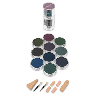 PANPASTEL EXTRA DARK SHADES COOL SET OF 10 (30106)