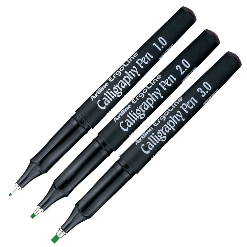 ARTLINE CALLIGRAPHY PEN GREEN 0.2