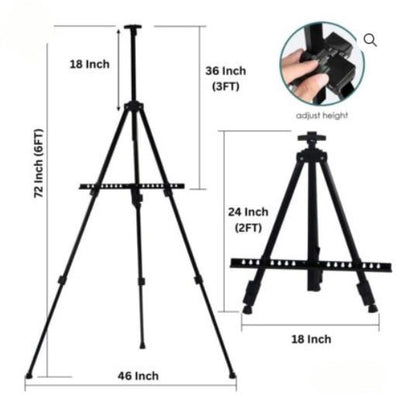 ALUMINIUM SKETCH EASEL (13114)