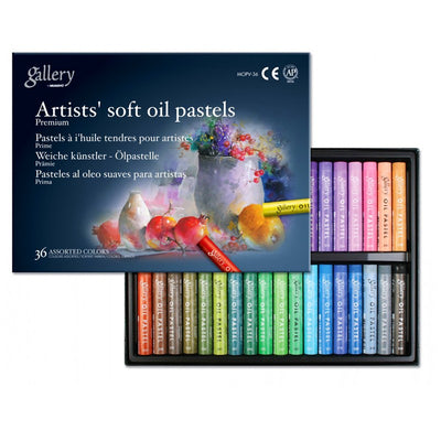 MUNGYO SOFT OIL PASTEL SET OF 36 ASSORTED