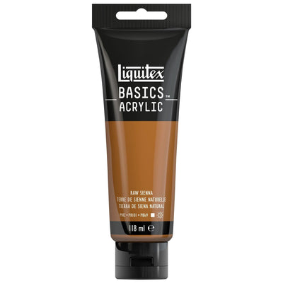 LIQUITEX BASICS ACRYLIC 118 ML RAW SIENNA 6330