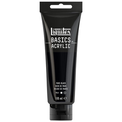 LIQUITEX BASICS ACRYLIC 118 ML MARS BLACK 6276