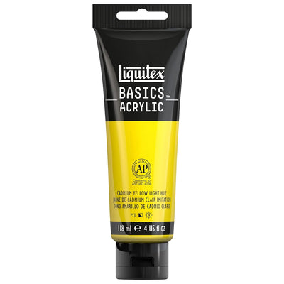 LIQUITEX BASICS ACRYLIC 118 ML CAD YELLOW LIGHT HUE 6160