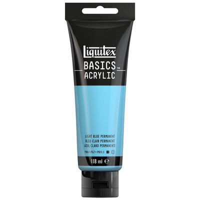 LIQUITEX BASICS ACRYLIC 118 ML LIHGT BLUE PERMANENT 6770