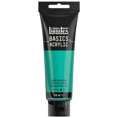 LIQUITEX BASICS ACRYLIC 118 ML BRIGHT AQUA GREEN 6660