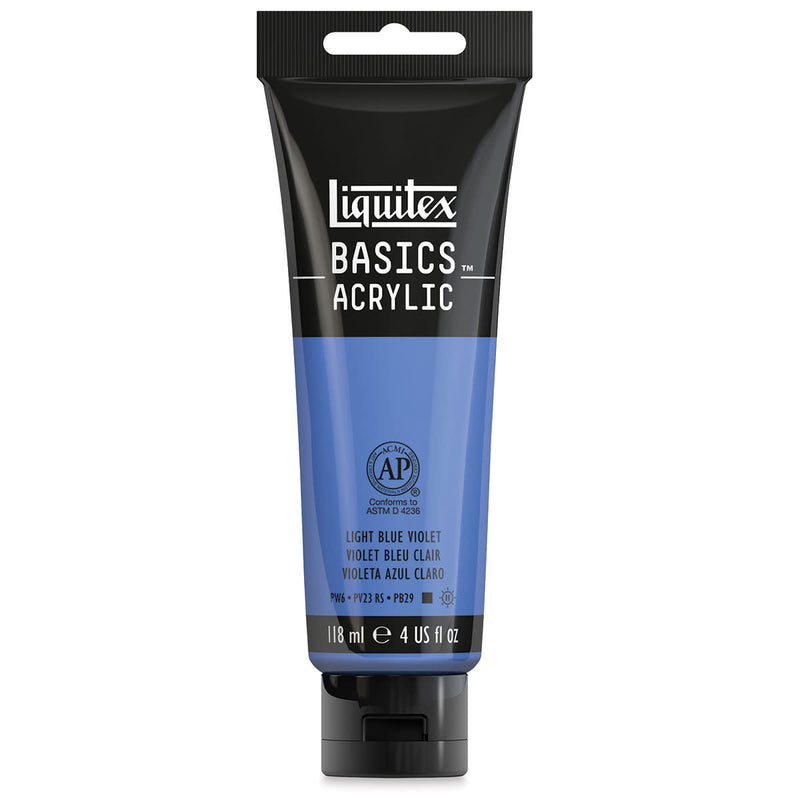 LIQUITEX BASICS ACRYLIC 118 ML LIGHT BLUE VIOLET 6680
