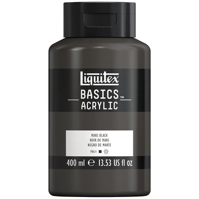 LIQUITEX BASICS ACRYLIC 400 ML MARS BLACK 0 276