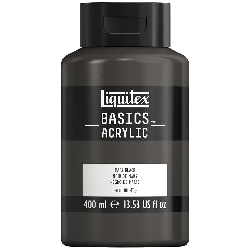 LIQUITEX BASICS ACRYLIC 400 ML MARS BLACK 0 276