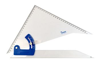 NALANDA ADJ SET SQUARE 2 SIDE MARK 30 CM 5023