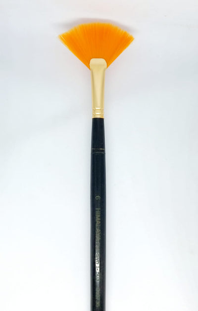 HIMALAYA SYNTHETIC HAIR BRUSH FAN NO 6