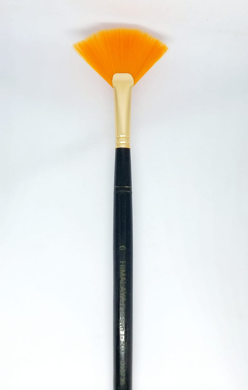 HIMALAYA SYNTHETIC HAIR BRUSH FAN NO 6