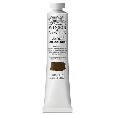WINSOR & NEWTON ARTIST OIL COLOUR 200 ML SR 1 RAW UMBER (554)