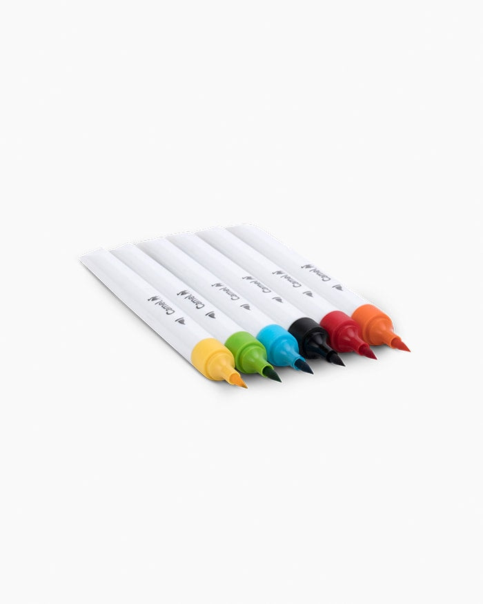 CAMEL BRUSH PEN SET OF 6 (4018271)