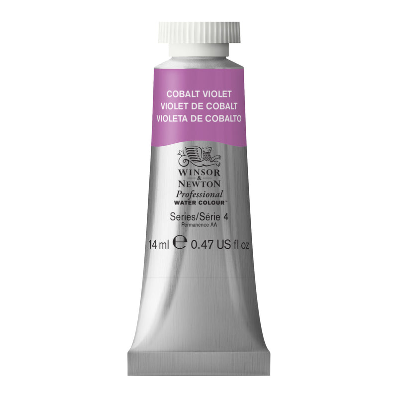 WINSOR & NEWTON PROFESSIONAL WATER COLOUR TUBE 14 ML SR  4 COBALT VIOLET (192)