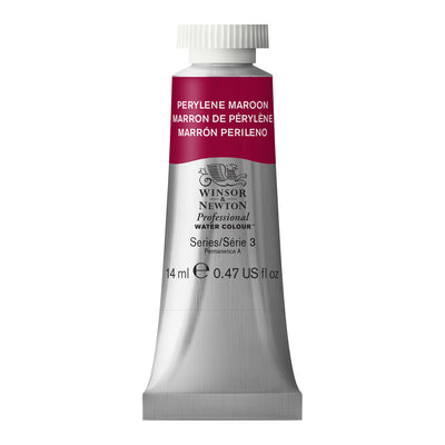 WINSOR & NEWTON PROFESSIONAL WATER COLOUR TUBE 14 ML SR  3 PERYLENE MAROON (507)