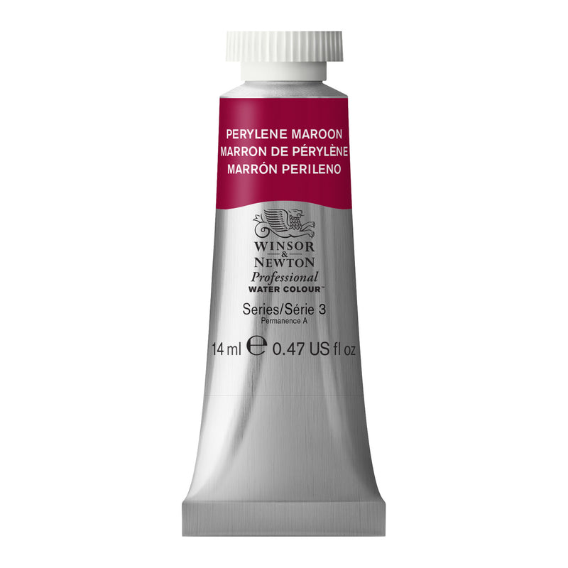 WINSOR & NEWTON PROFESSIONAL WATER COLOUR TUBE 14 ML SR  3 PERYLENE MAROON (507)