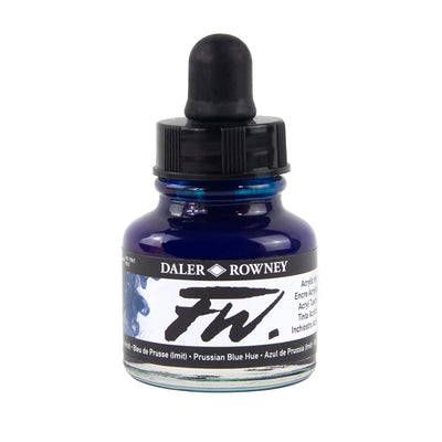 DALER & ROWNEY FW ACRYLIC INK 29.5 ML PSIAN BLUE HUE 160029134