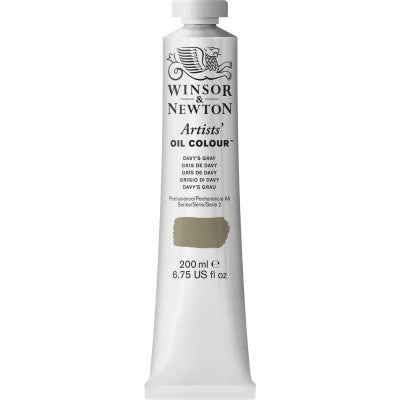 WINSOR & NEWTON ARTIST OIL COLOUR 200 ML SR 2 DAVYS GRAY (217)
