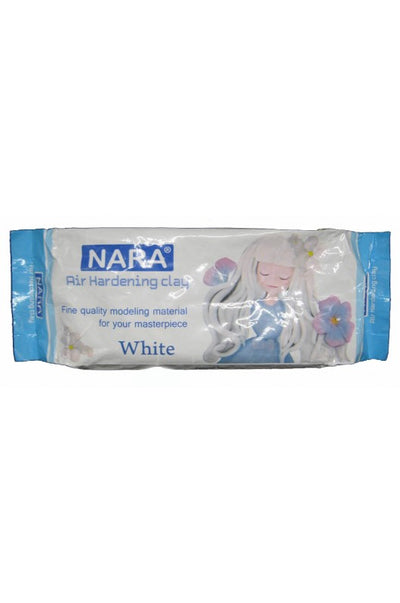 NARA AIR HARDENING CLAY WHITE AHC-500W 500 GMS