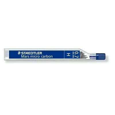 STAEDTLER MARS MICRO CARBON LEADS 0.7 MM H (10 leads)